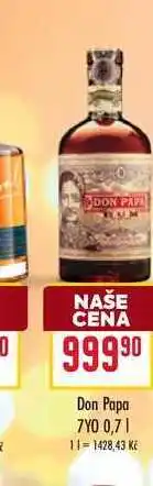 Billa Don Papa 7YO 0,7l nabídka