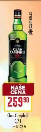 Billa Clan Campbell 0,7l nabídka