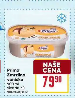 Billa Prima Zmrzlina vanička 900 ml nabídka