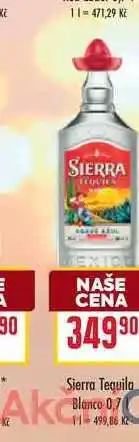 Billa Sierra Tequila Blanco 0,7l nabídka