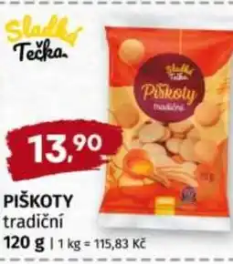 Terno Piškoty tradiční nabídka