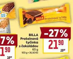 Billa BILLA Proteinová tyčinka s čokoládou 60 g nabídka