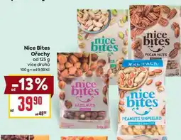 Billa Nice Bites Ořechy od 125 g nabídka
