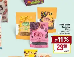 Billa Nice Bites Rozinky 200 g nabídka