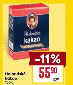 Billa Holandské kakao 100g nabídka