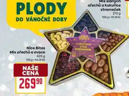 Billa Nice Bites Mix ořechů a ovoce 420 g nabídka