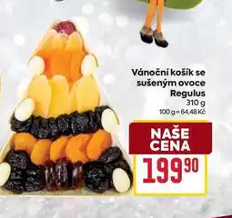 Billa Vánoční košík se sušeným ovoce Regulus 310 g nabídka