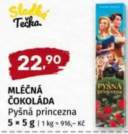 Terno Mléčná čokoláda pyšná princezna nabídka