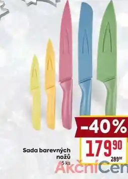 Billa Sada barevných nožů nabídka
