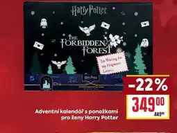 Billa Adventní kalendář s ponožkami pro ženy Harry Potter nabídka