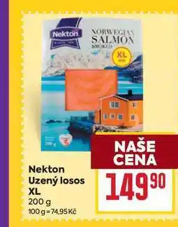 Billa Nekton Uzený losos XL 200 g nabídka