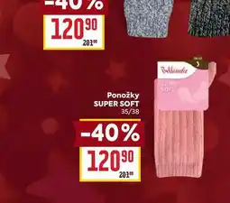 Billa Ponožky SUPER SOFT 35/38 nabídka