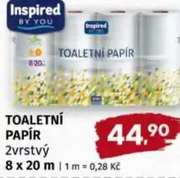 Terno Toaletní papír 2vrstvý nabídka