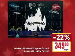 Billa Adventní kalendář s ponožkami pro muže Harry Potter nabídka