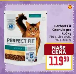 Billa Perfect Fit Granule pro kočky 750 g nabídka