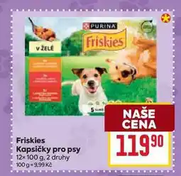 Billa Friskies Kapsičky pro psy 12x 100 g nabídka