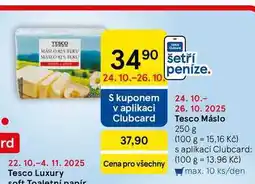 Tesco Tesco Máslo, 250 g nabídka