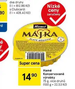 Tesco Hamé Konzervované výrobky, 75 g nabídka