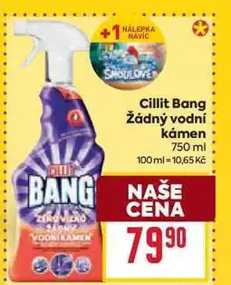 Billa Cillit Bang Žádný vodní kámen 750 ml nabídka