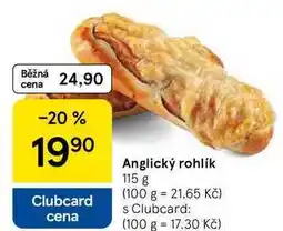 Tesco Anglický rohlík, 115 g nabídka