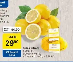 Tesco Tesco Citróny, 500 g nabídka
