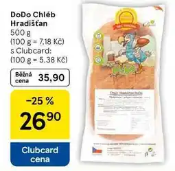 Tesco DoDo Chléb Hradišťan, 500 g nabídka