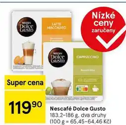 Tesco Nescafé Dolce Gusto, 183,2-186 g nabídka