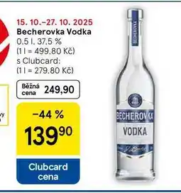 Tesco Becherovka Vodka, 0,5 l nabídka