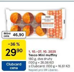 Tesco Tesco Mini muffiny, 180 g nabídka