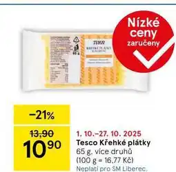 Tesco Tesco Křehké plátky, 65 g, více druhů nabídka