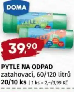 Terno DOMA Pytle na odpad zatahovací nabídka
