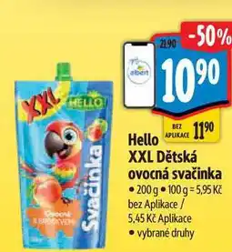 Albert HELLO Dětská ovocná svačinka 200 g nabídka