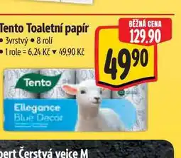 Albert Tento Toaletní papír 3vrstvý 8 rolí nabídka