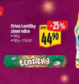 Albert Orion Lentilky zimní edice 120 g nabídka