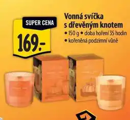 Albert Vonná svíčka s dřevěným knotem 150 g nabídka