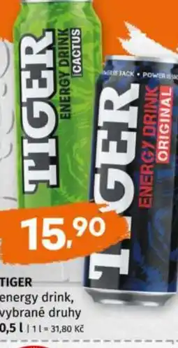 Terno Tiger energy drink nabídka