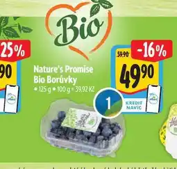 Albert Nature's Promise Bio Borůvky 125 g nabídka