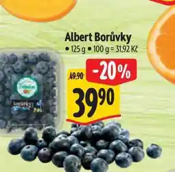 Albert Albert Borůvky 125 g nabídka