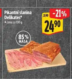 Albert Pikantní slanina Delikates 100 g nabídka