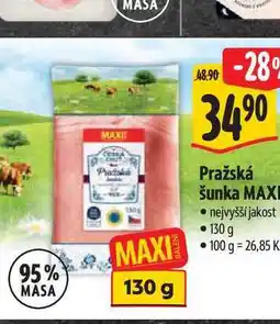 Albert Pražská šunka MAXI 130 g nabídka