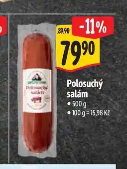 Albert Polosuchý salám 500 g nabídka
