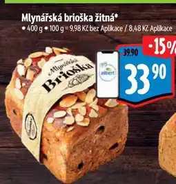 Albert Mlynářská brioška žitná 400 g nabídka