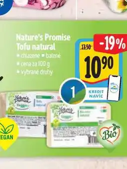 Albert Nature's Promise Tofu natural 100 g nabídka