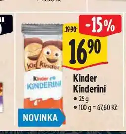 Albert Kinder Kinderini 25g nabídka