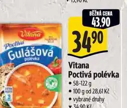 Albert Vitana Poctivá polévka 58-122 g nabídka