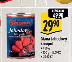 Albert Giana Jahodový kompot 400 g nabídka