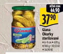 Albert Giana Okurky sterilované 6-9 cm 670 g nabídka