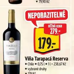 Albert Viña Tarapacá Reserva 0,75 l nabídka