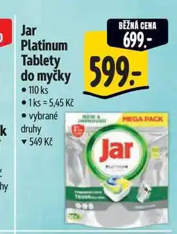 Albert Jar Platinum Tablety do myčky 110 ks nabídka