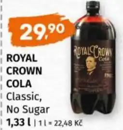 Terno Royal crown cola classic, no sugar nabídka
